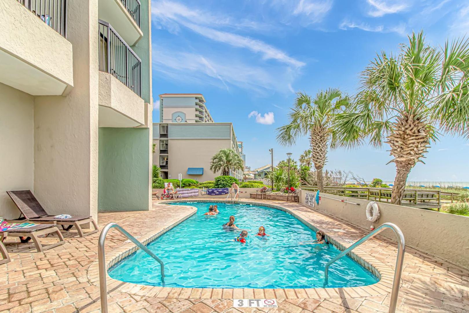 Ocean Front Queen Suite With Panoramic Views! - Compass Cove Unit 964 Миртл-Бич Экстерьер фото